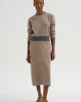 Broccada Skirt, Dune Multi