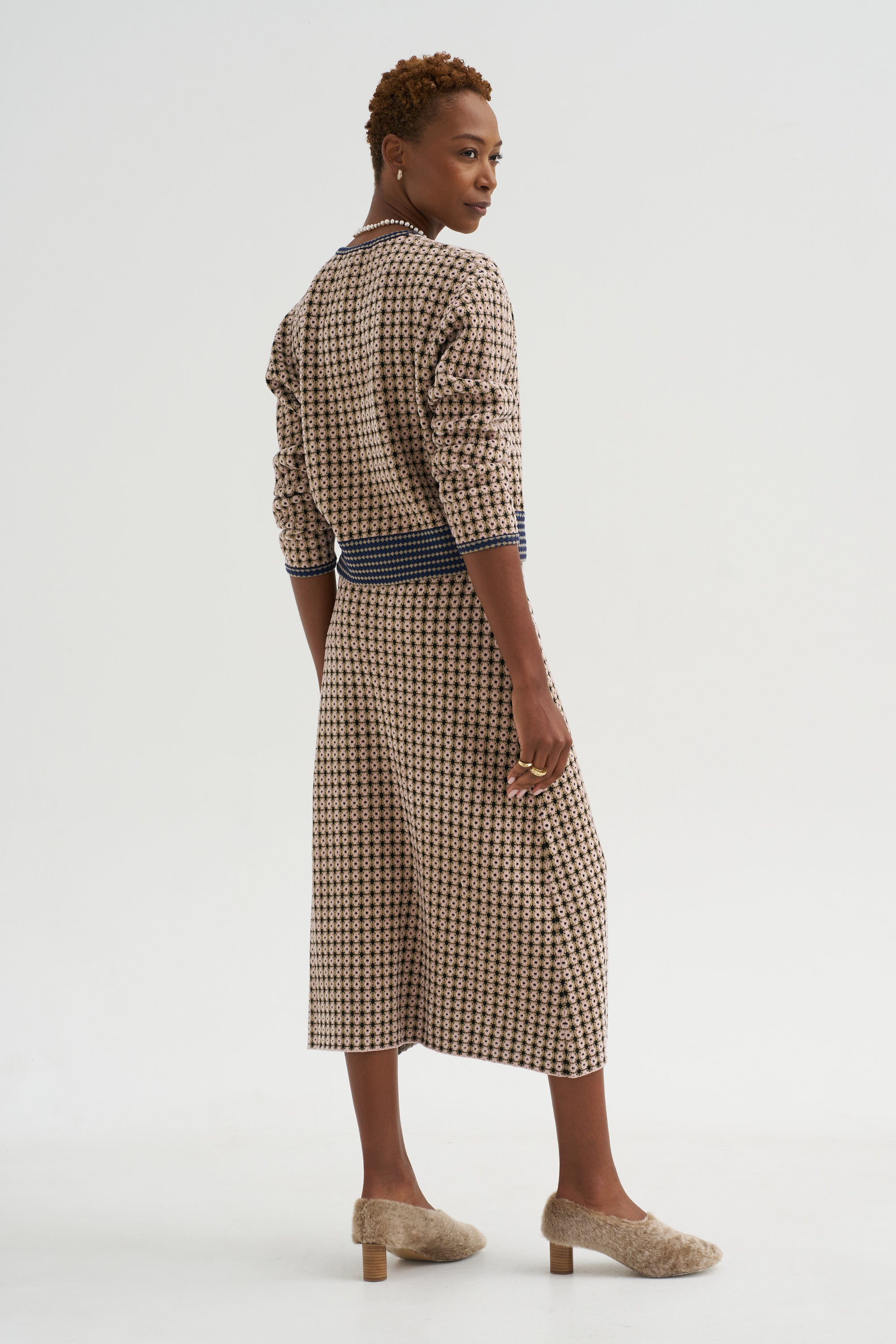 Broccada Skirt, Dune Multi