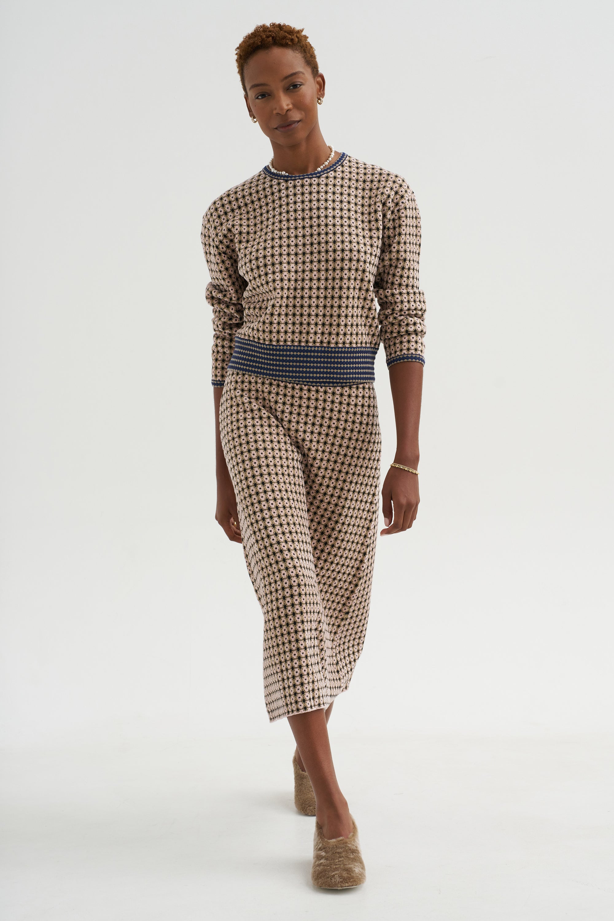 Broccada Skirt, Dune Multi