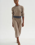 Broccada Skirt, Dune Multi