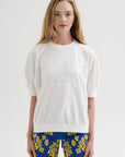 Football Tee, White