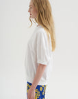 Football Tee, White