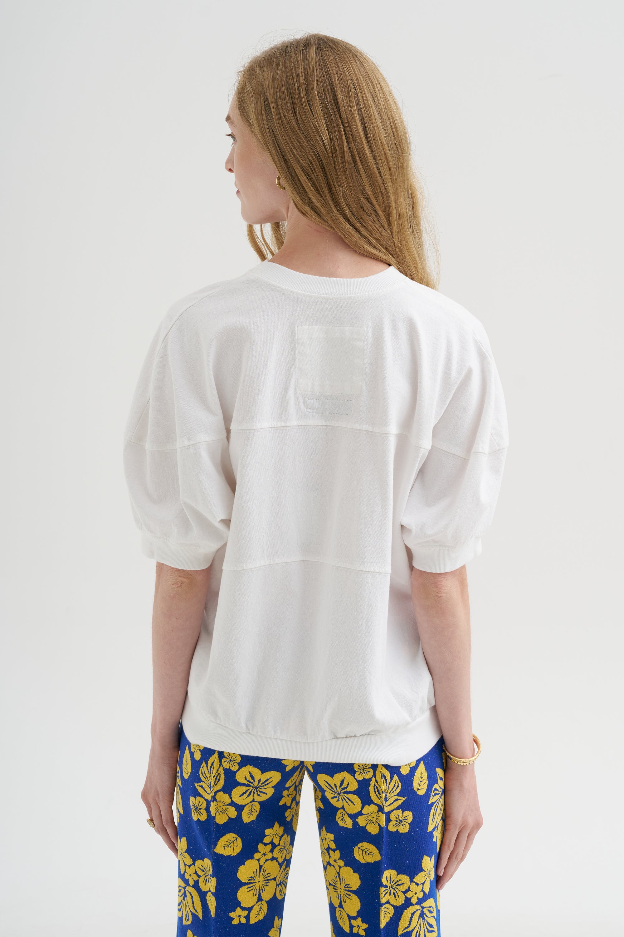 Football Tee, White