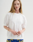 Football Tee, White