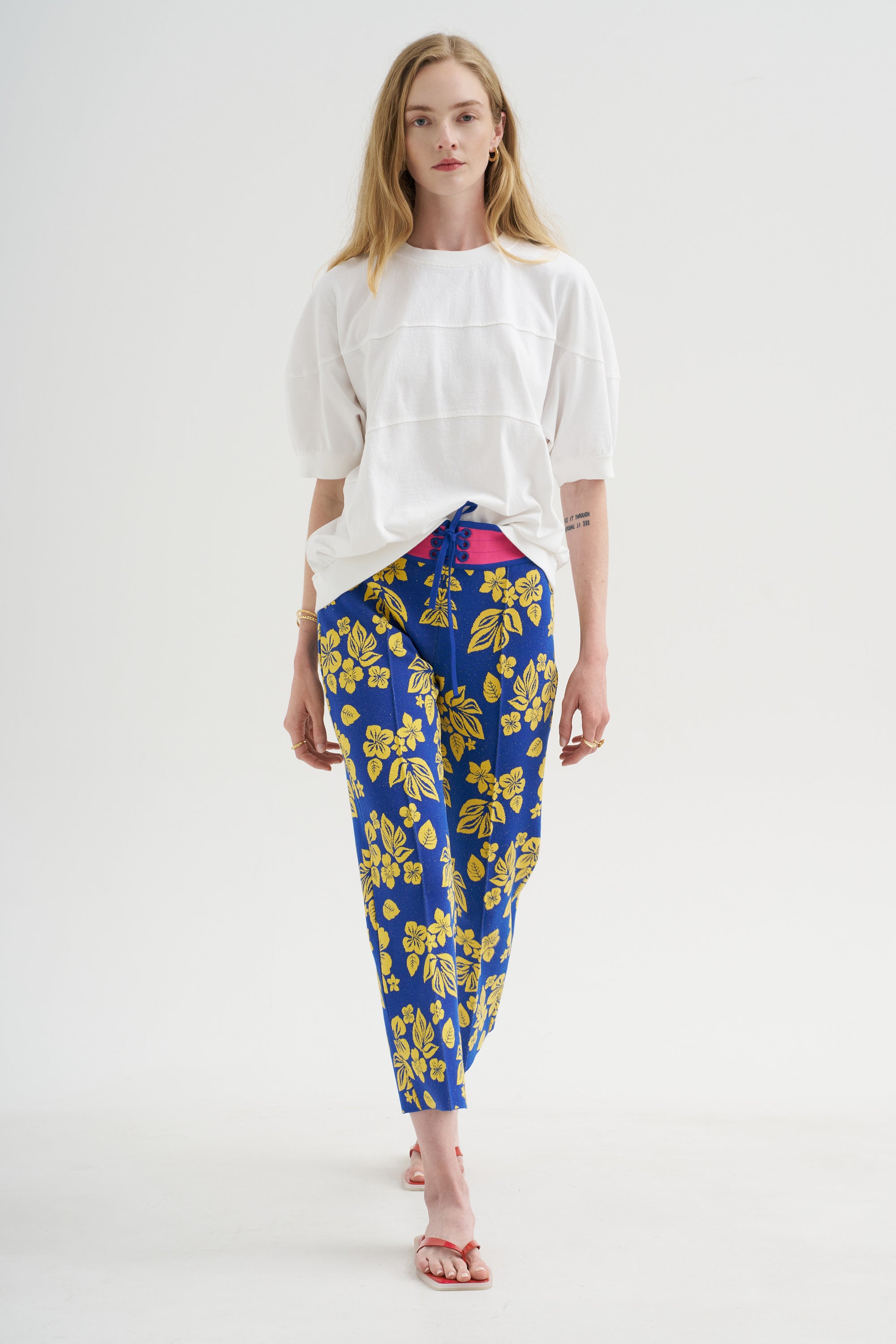 Football Tee, White