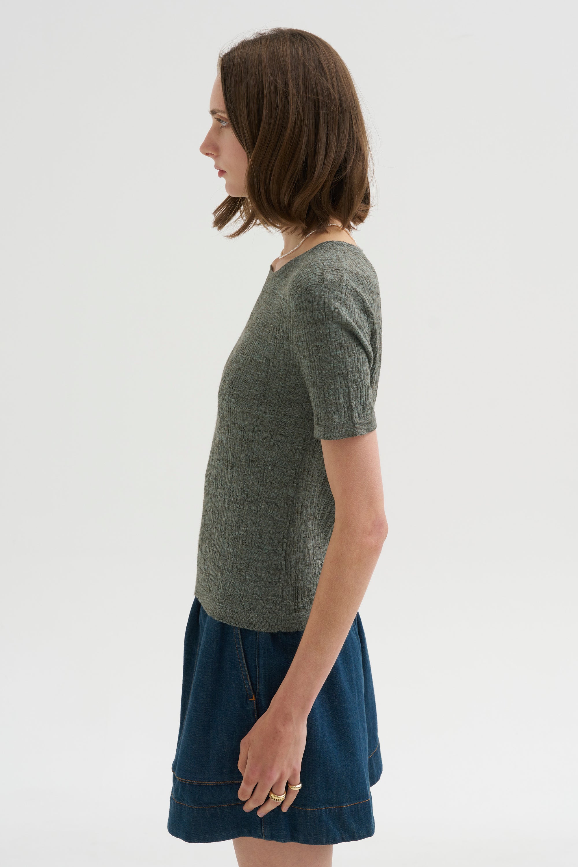 Kira Top, Chambray