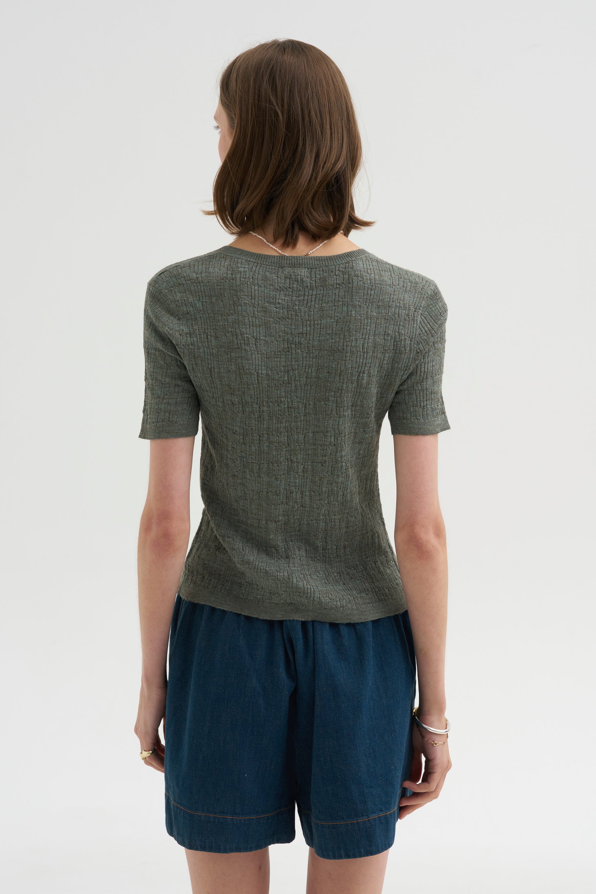 Kira Top, Chambray