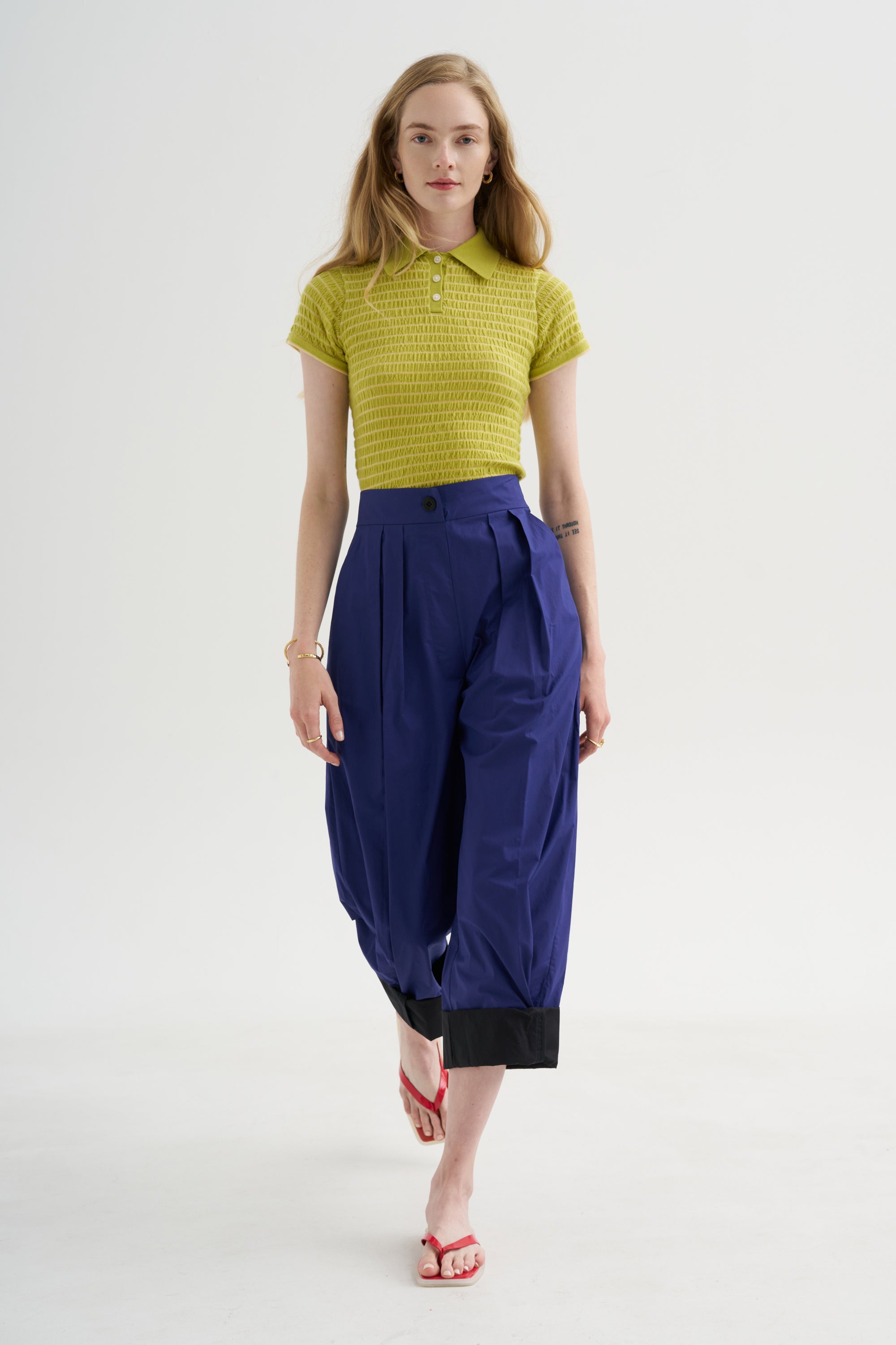 Cuffed Coxsone, Blue