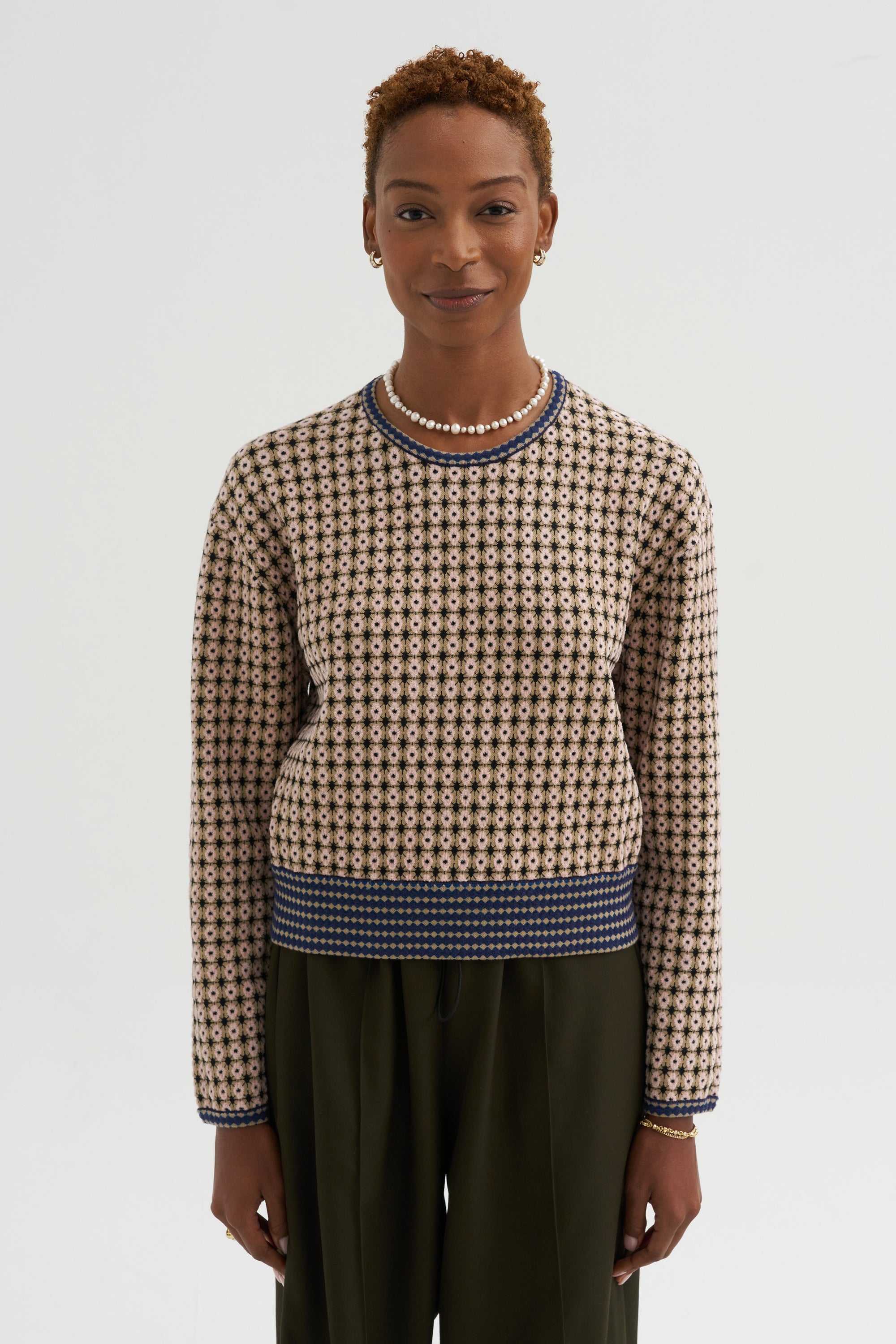 Hattie Pullover, Dune Multi