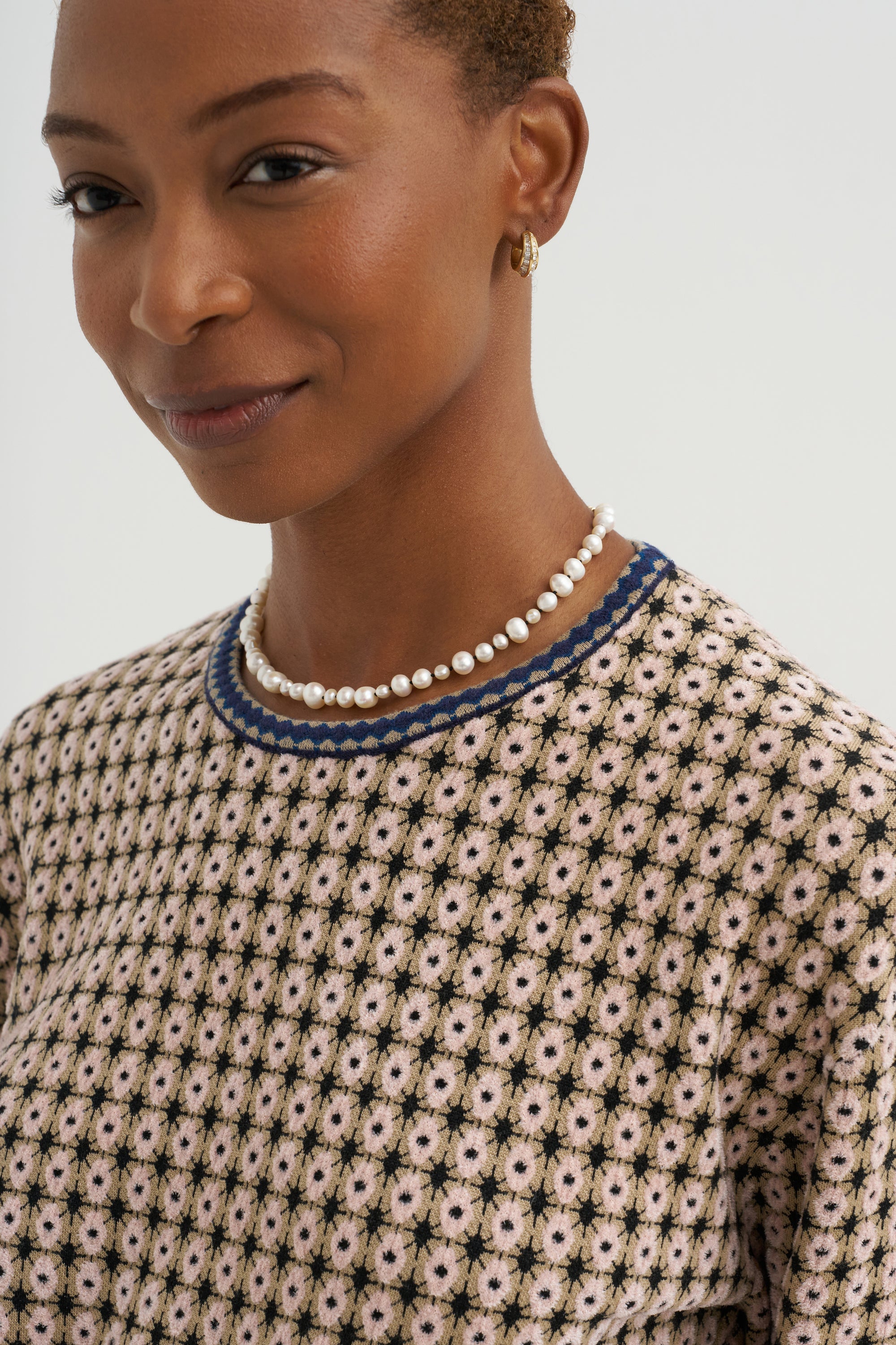 Hattie Pullover, Dune Multi