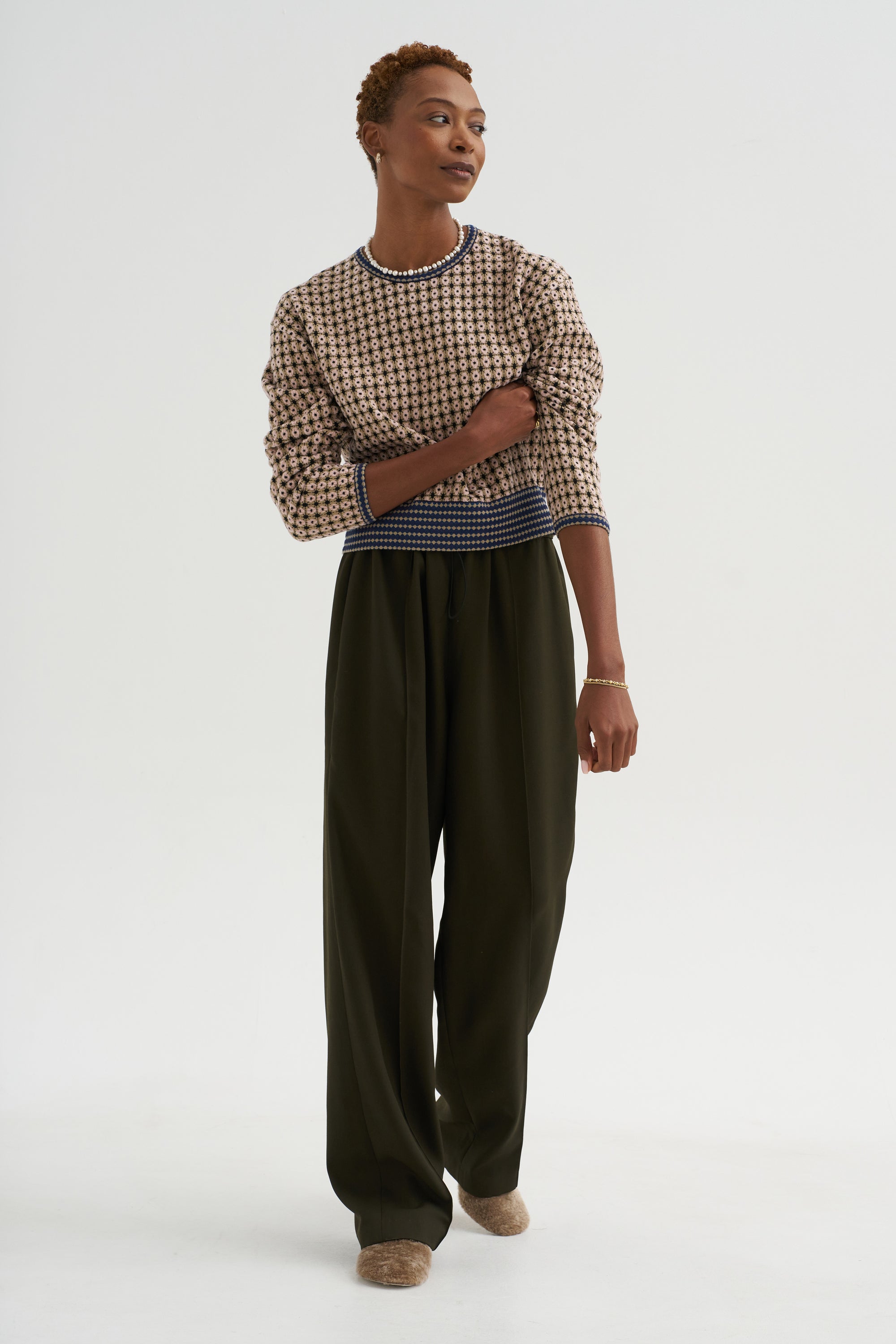 Hattie Pullover, Dune Multi