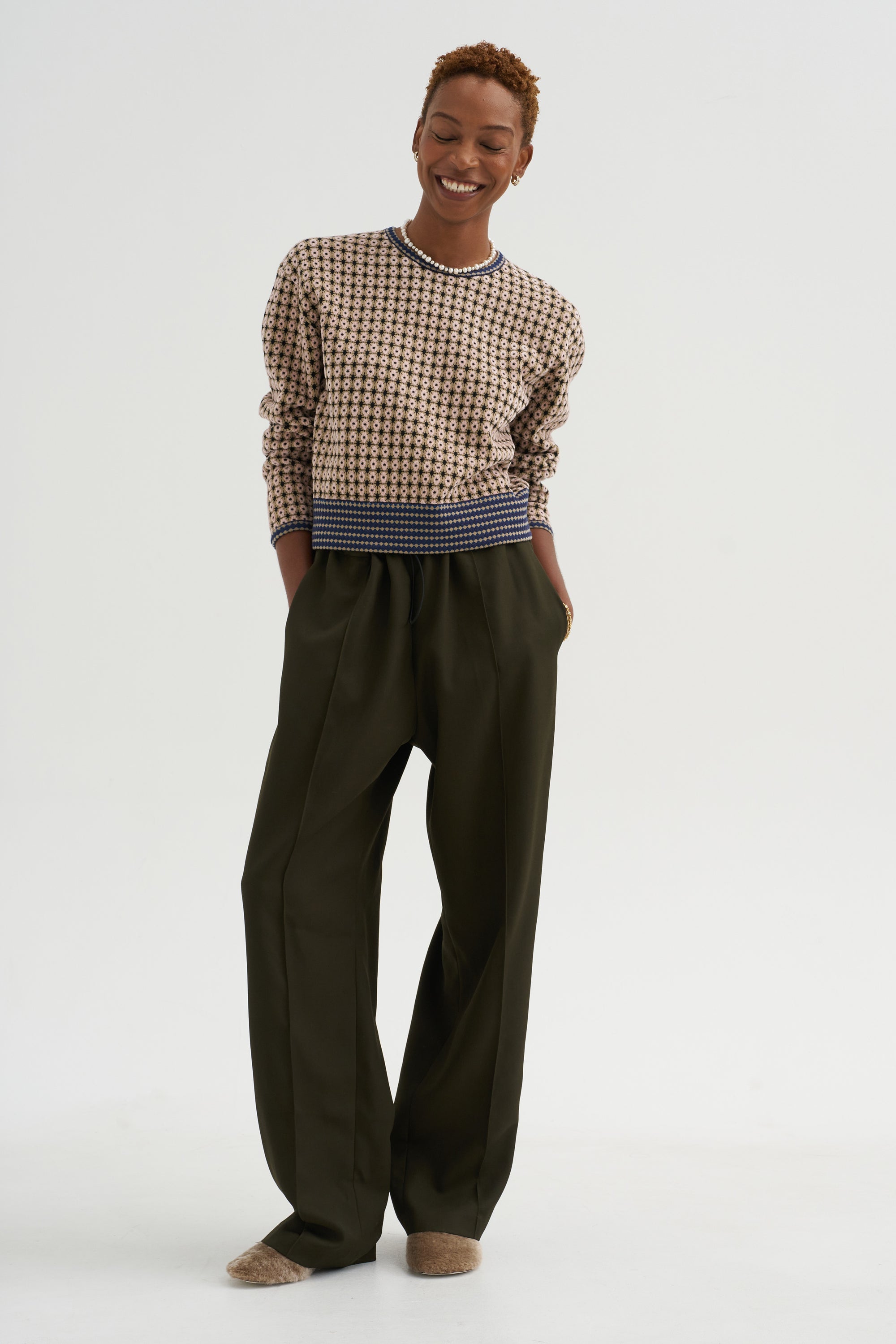 Hattie Pullover, Dune Multi