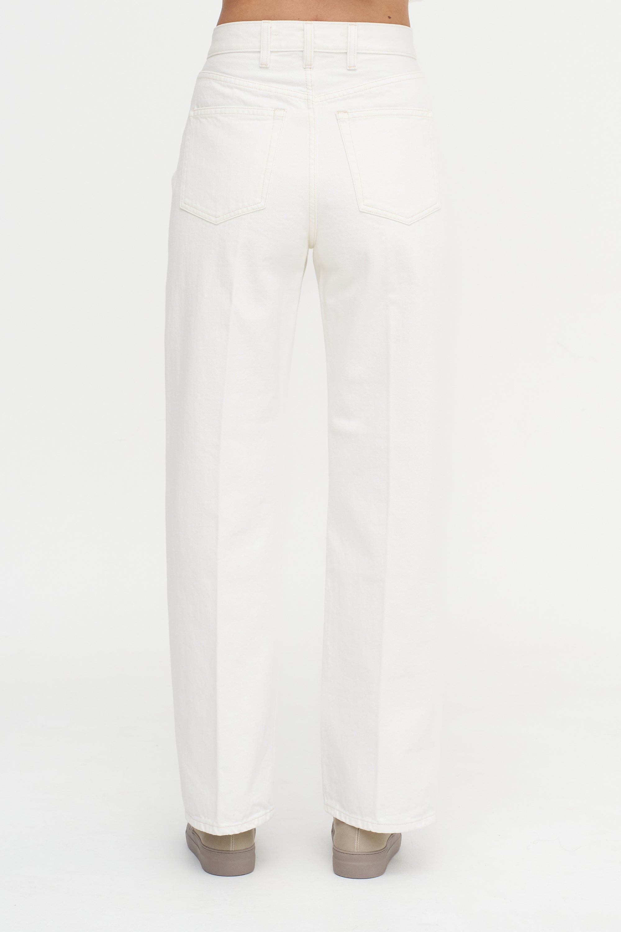 The Quinn Selvedge Jean, White