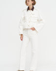 The Quinn Selvedge Jean, White