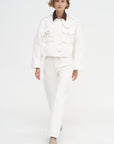 The Quinn Selvedge Jean, White