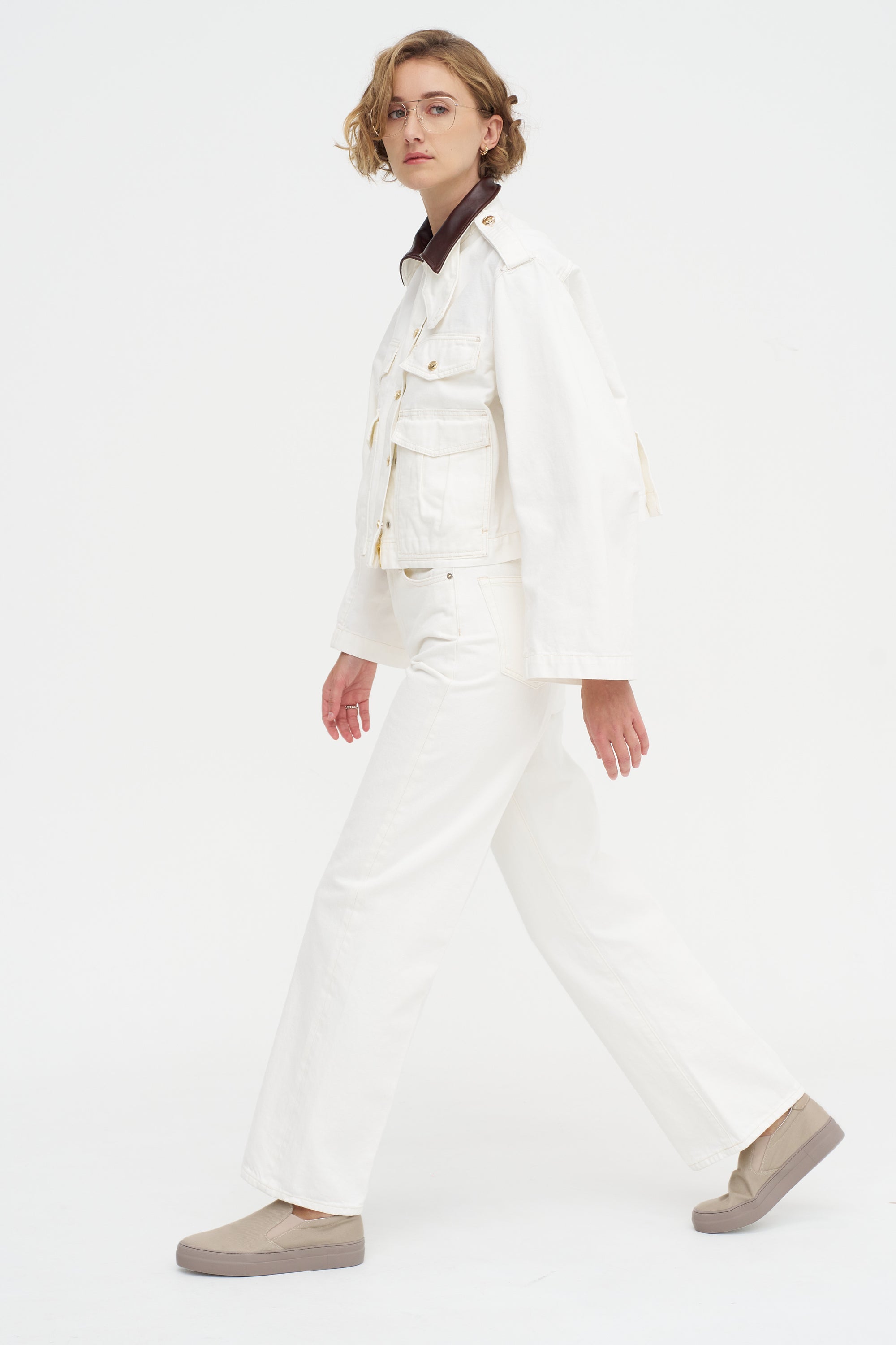 The Quinn Selvedge Jean, White
