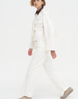The Quinn Selvedge Jean, White