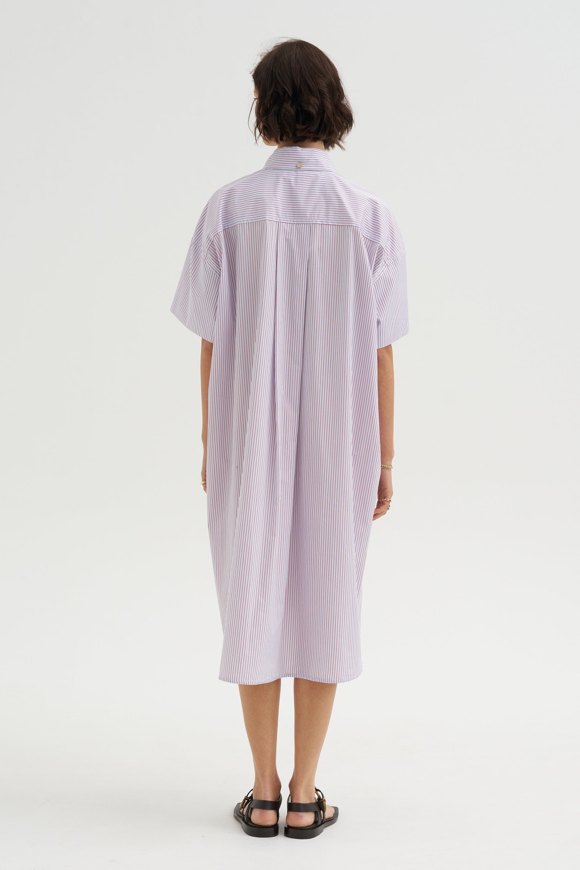 The Anu Shirtdress, Red Stripe