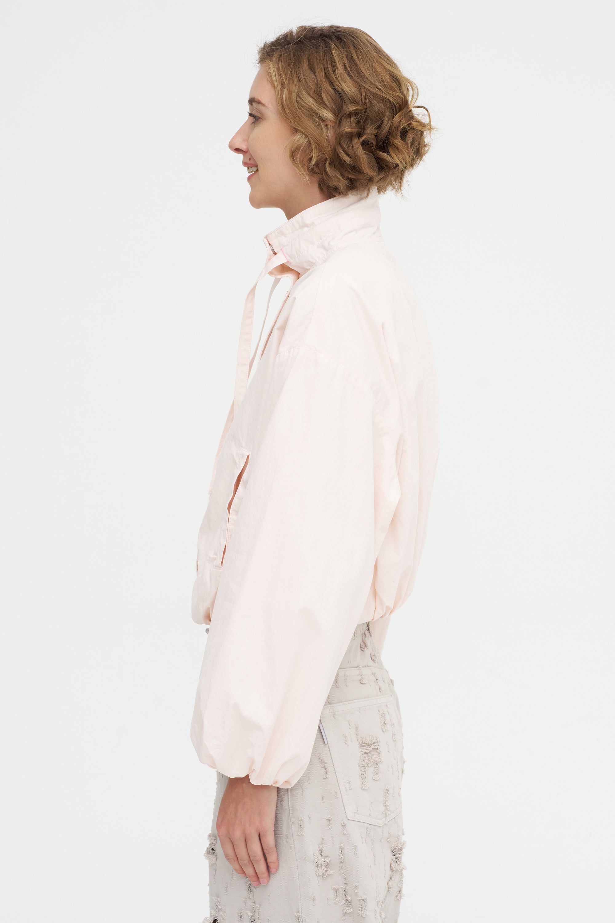 The Aisla Jacket, Blush