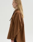 Dune Shirt, Burgundy & Ochre