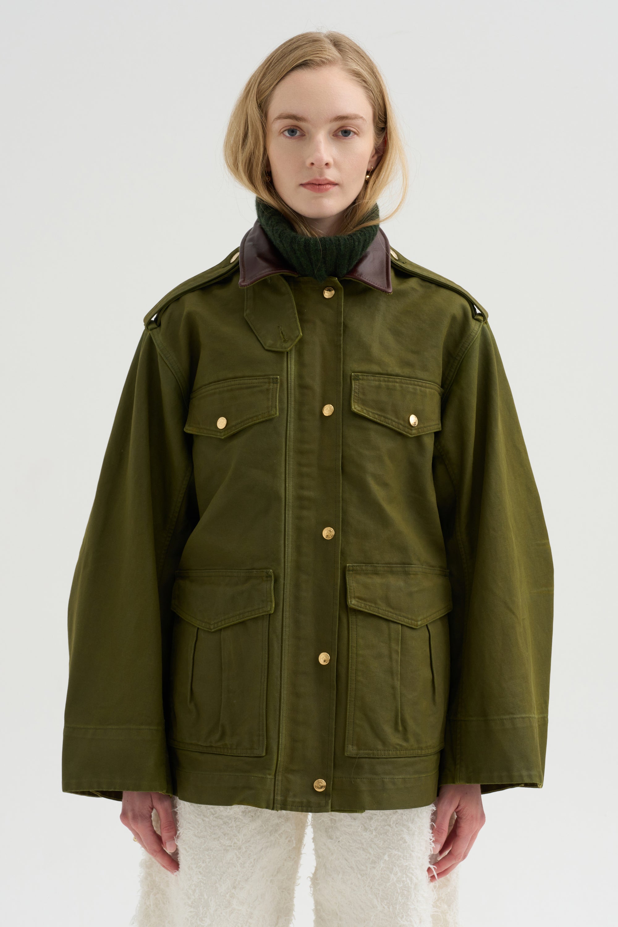 The Ettienne Jacket, Army Green