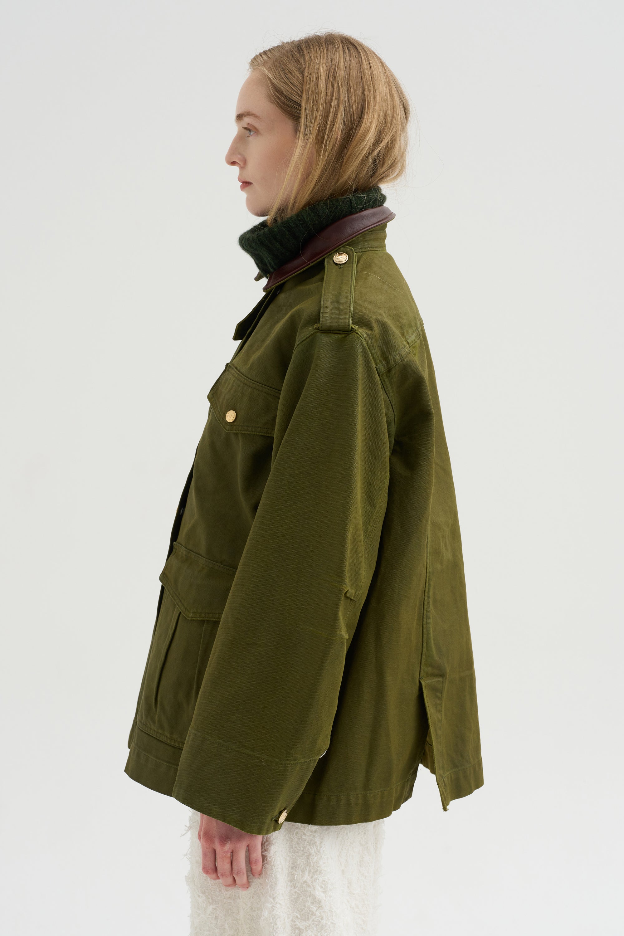 The Ettienne Jacket, Army Green