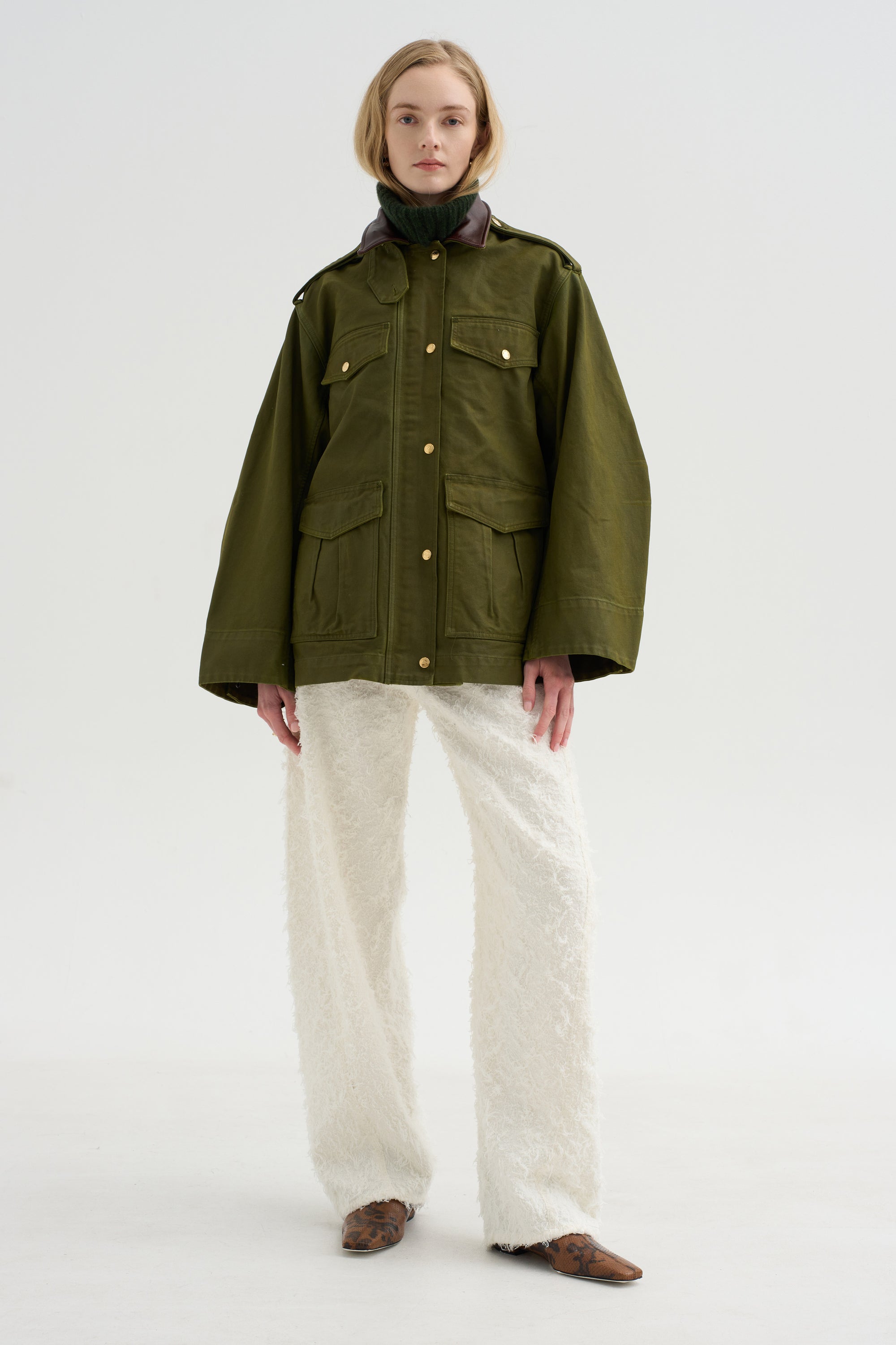 The Ettienne Jacket, Army Green