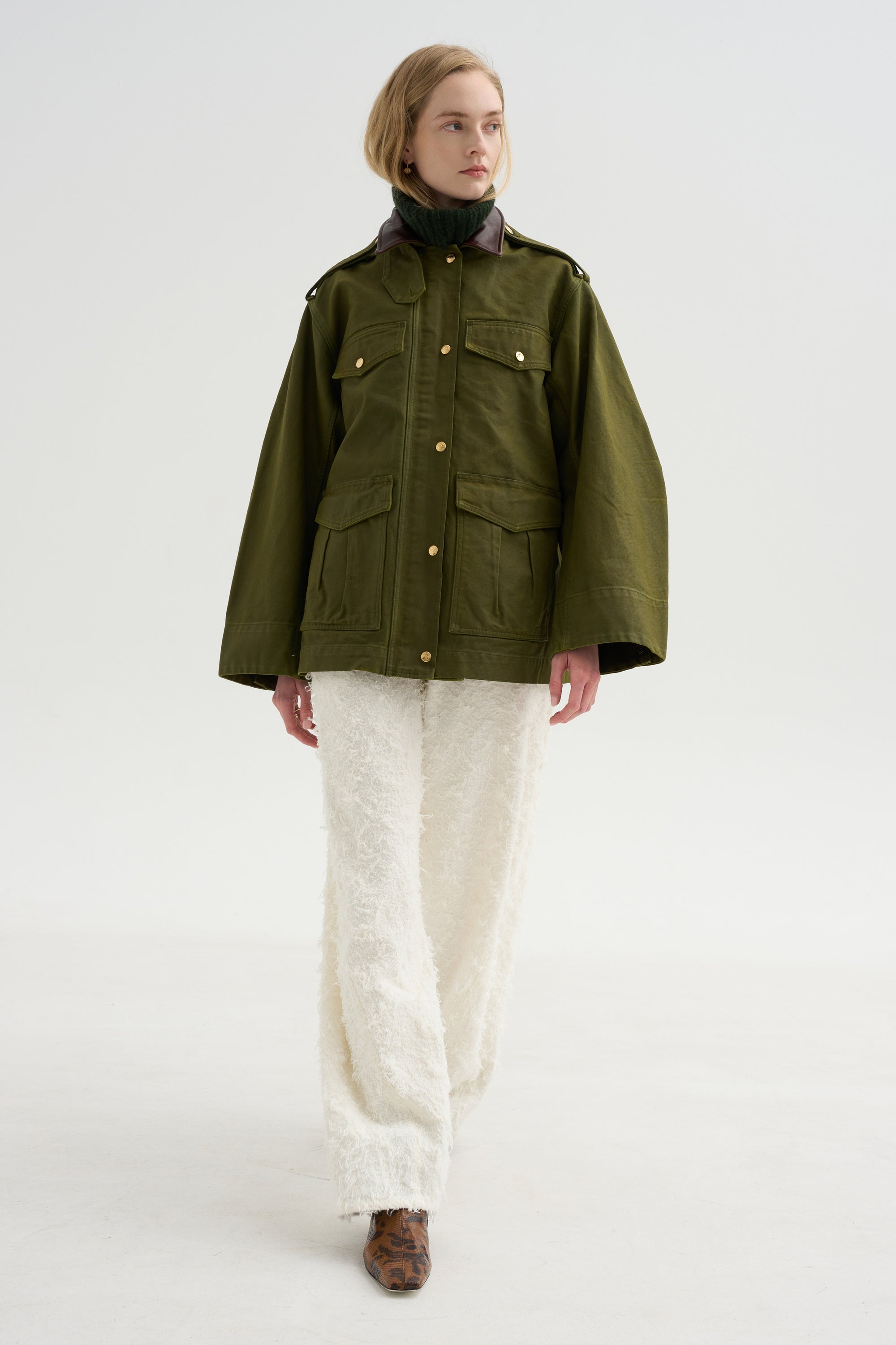 The Ettienne Jacket, Army Green