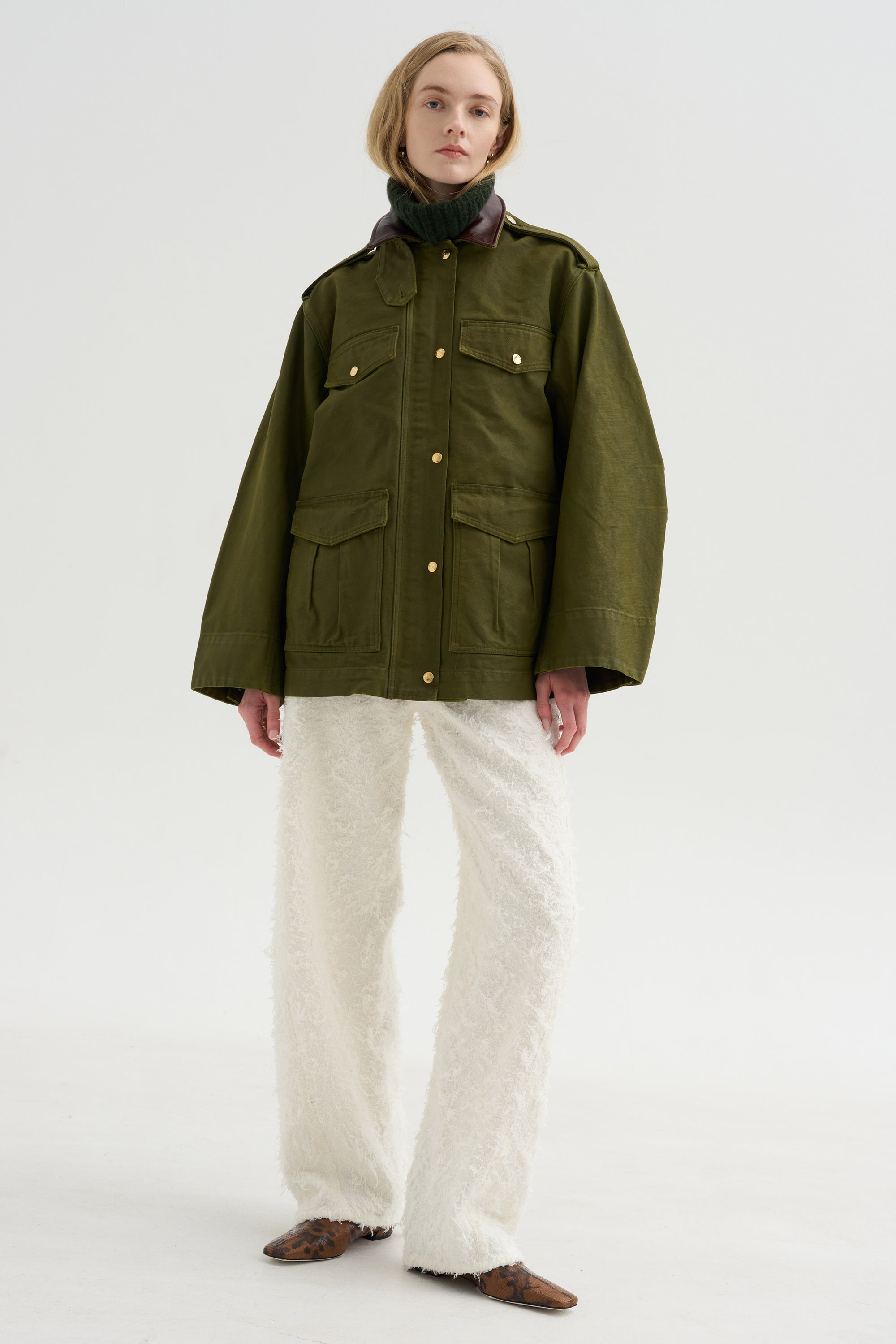 The Ettienne Jacket, Army Green