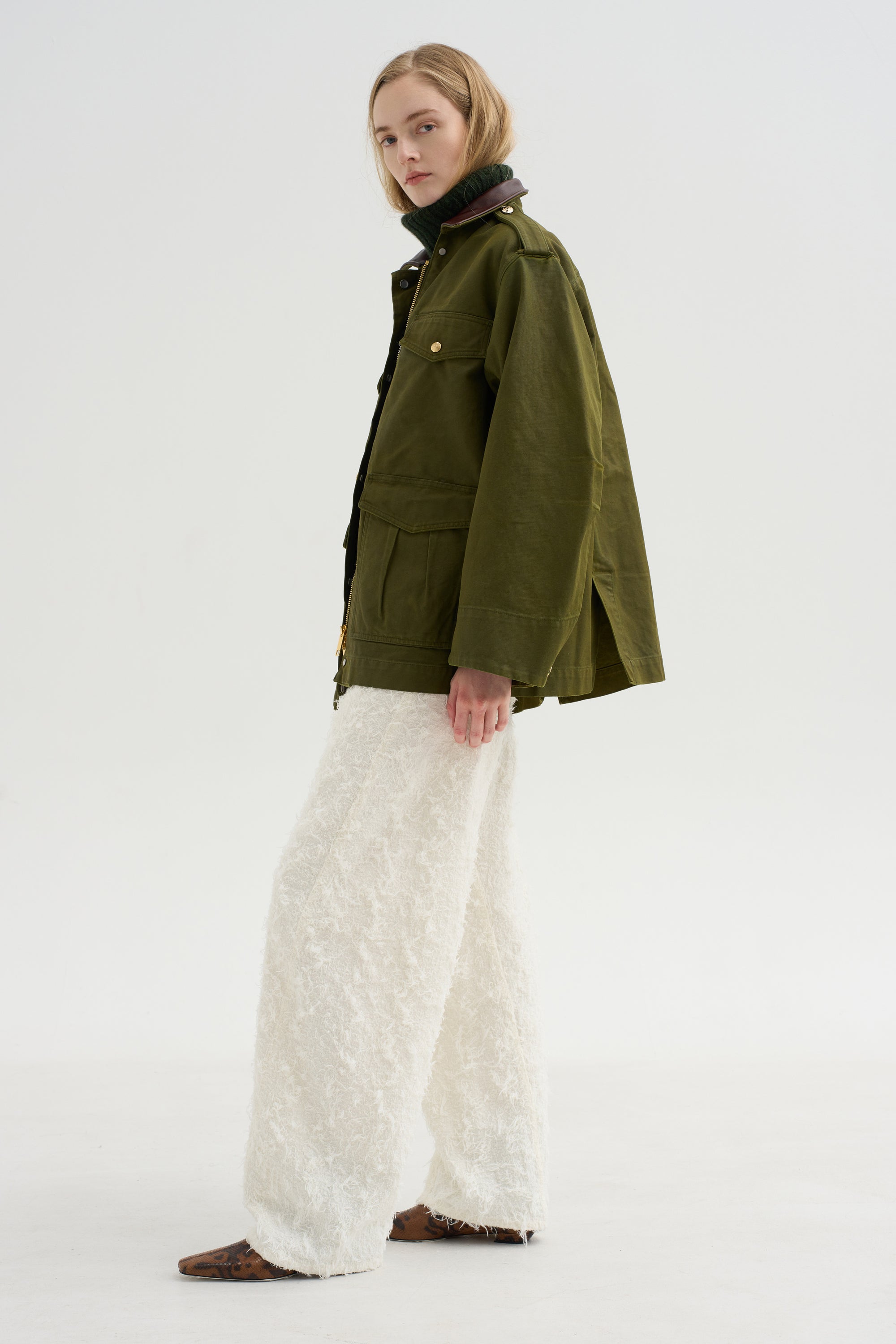 The Ettienne Jacket, Army Green