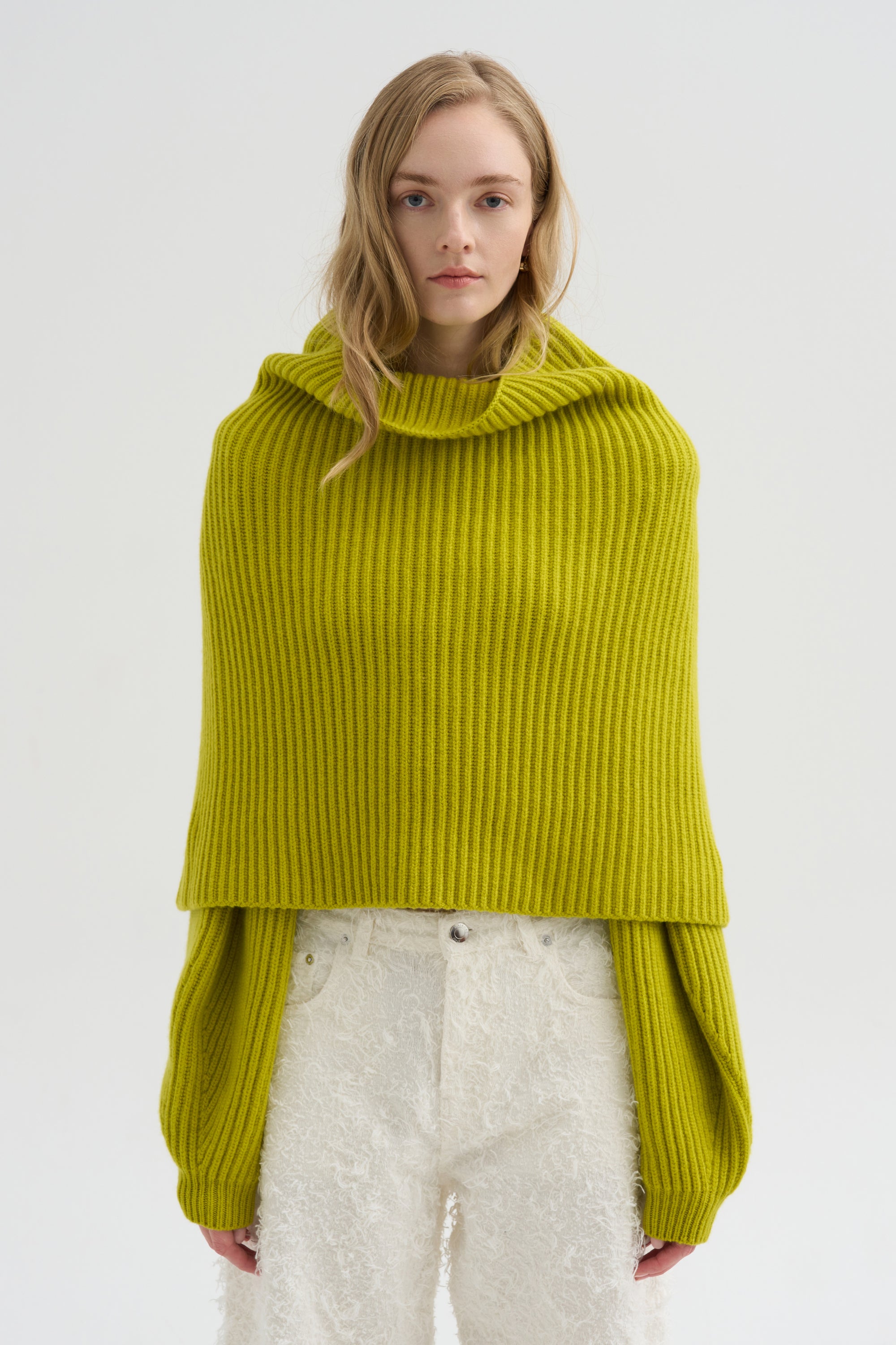 The Lossie Scarf, Chartreuse