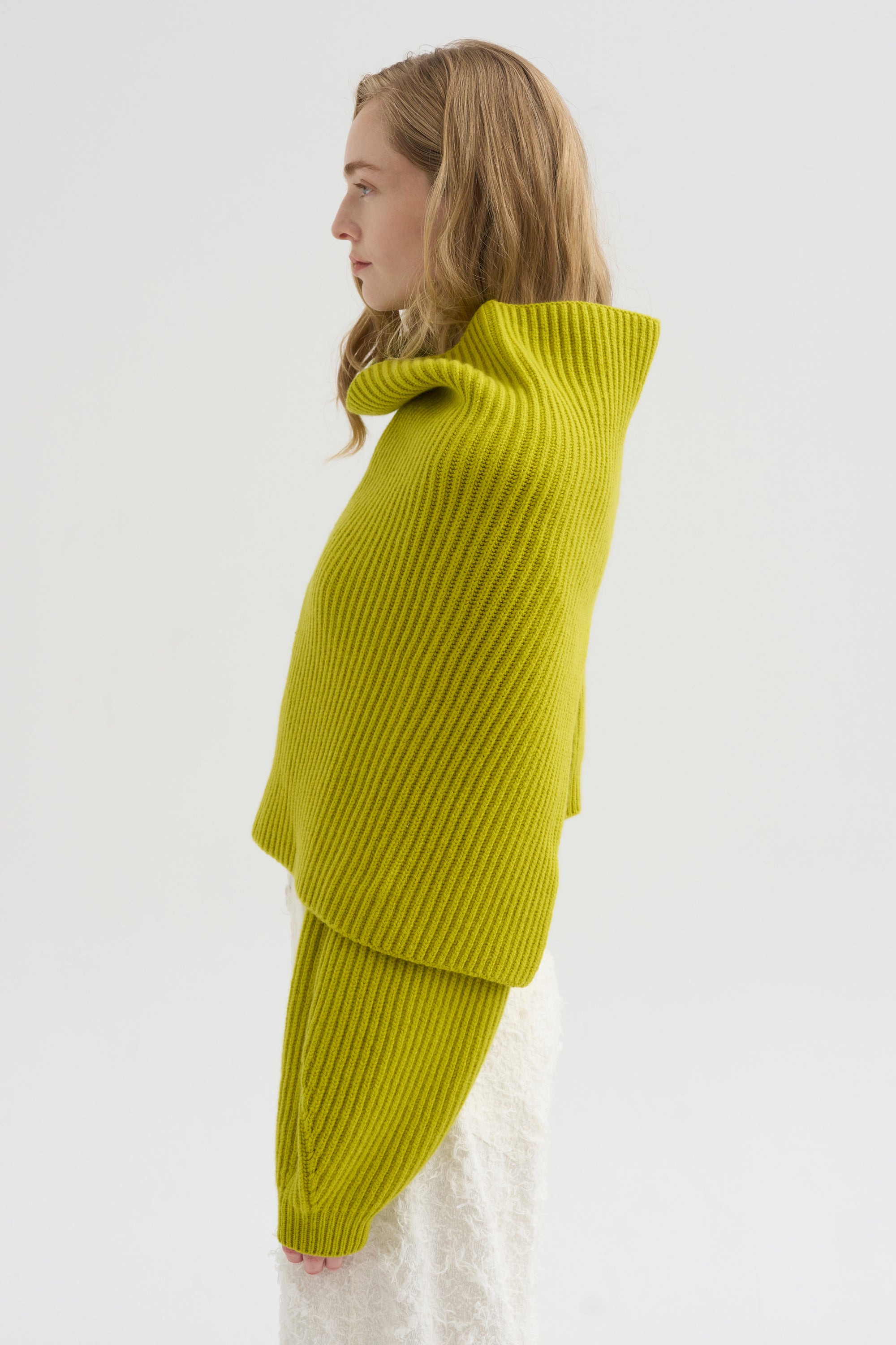 The Lossie Scarf, Chartreuse