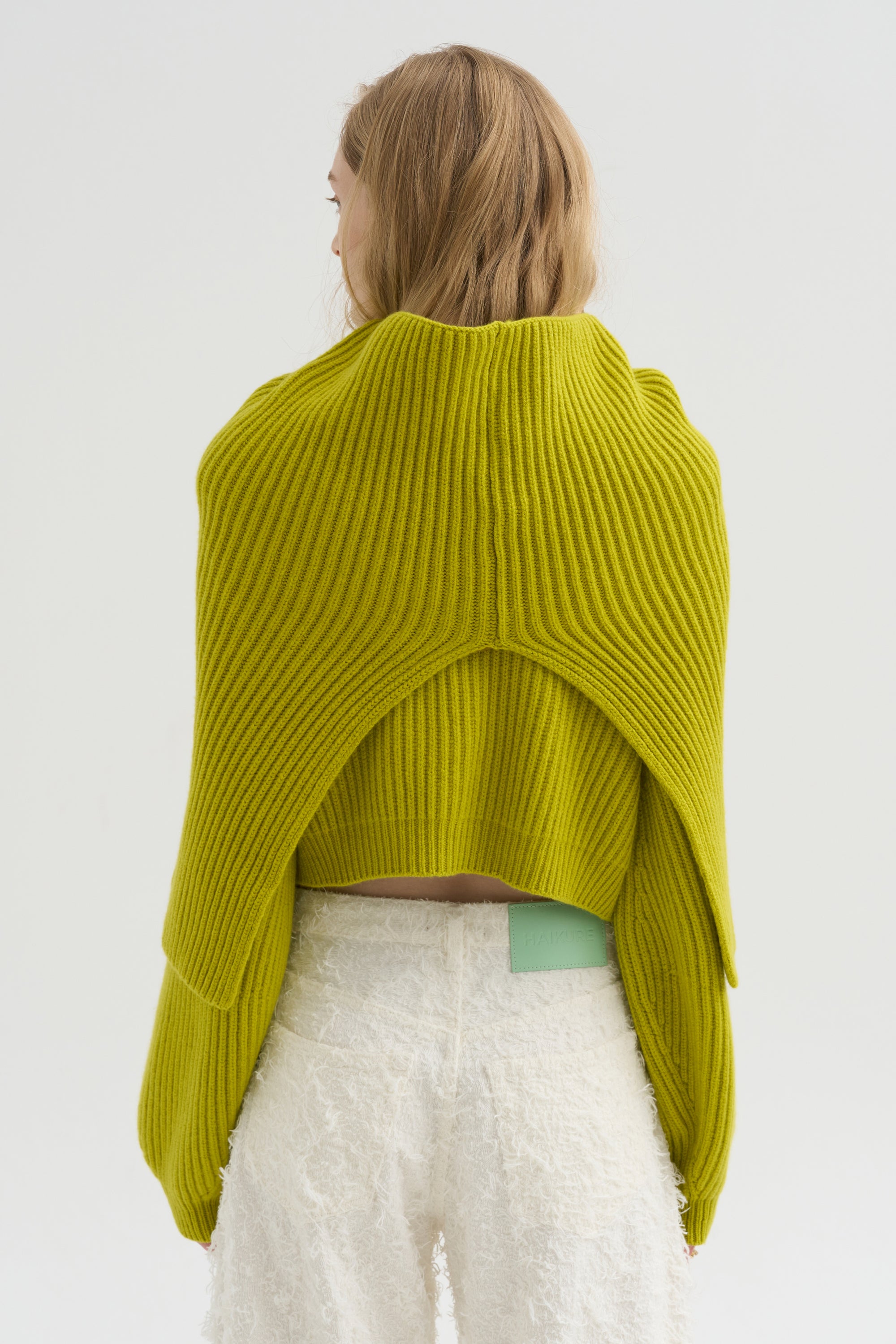 The Lossie Scarf, Chartreuse