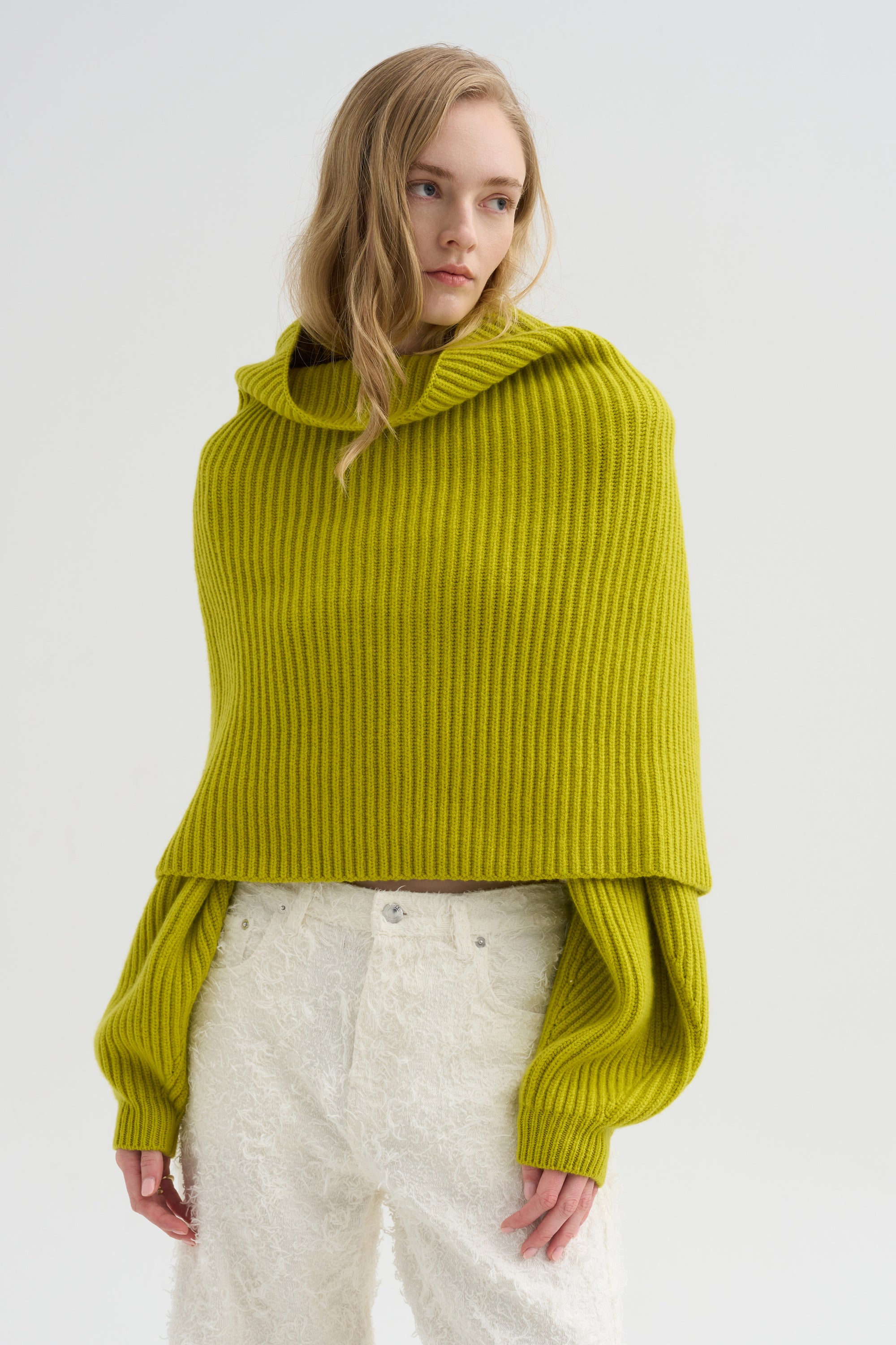 The Lossie Scarf, Chartreuse