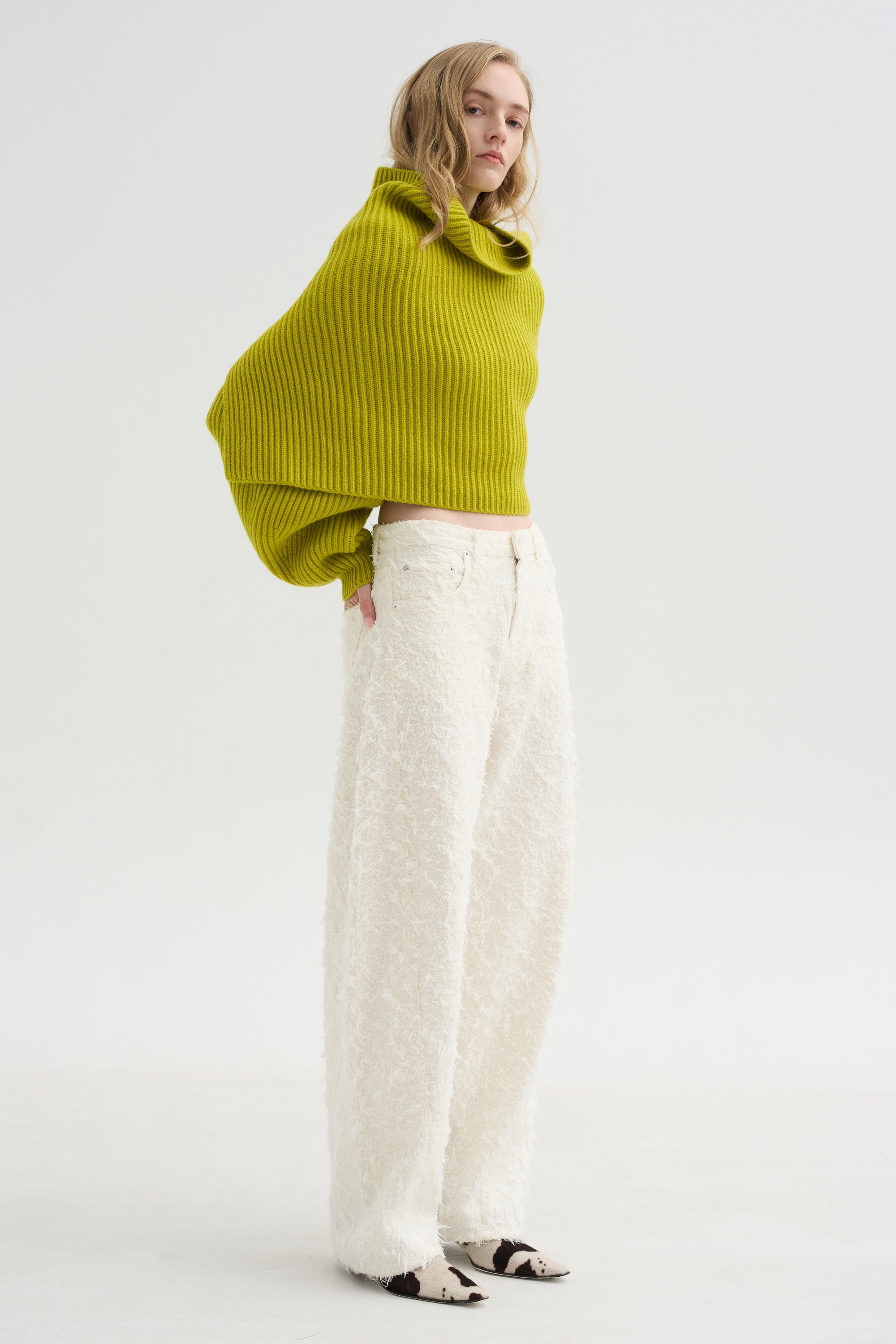 The Lossie Scarf, Chartreuse