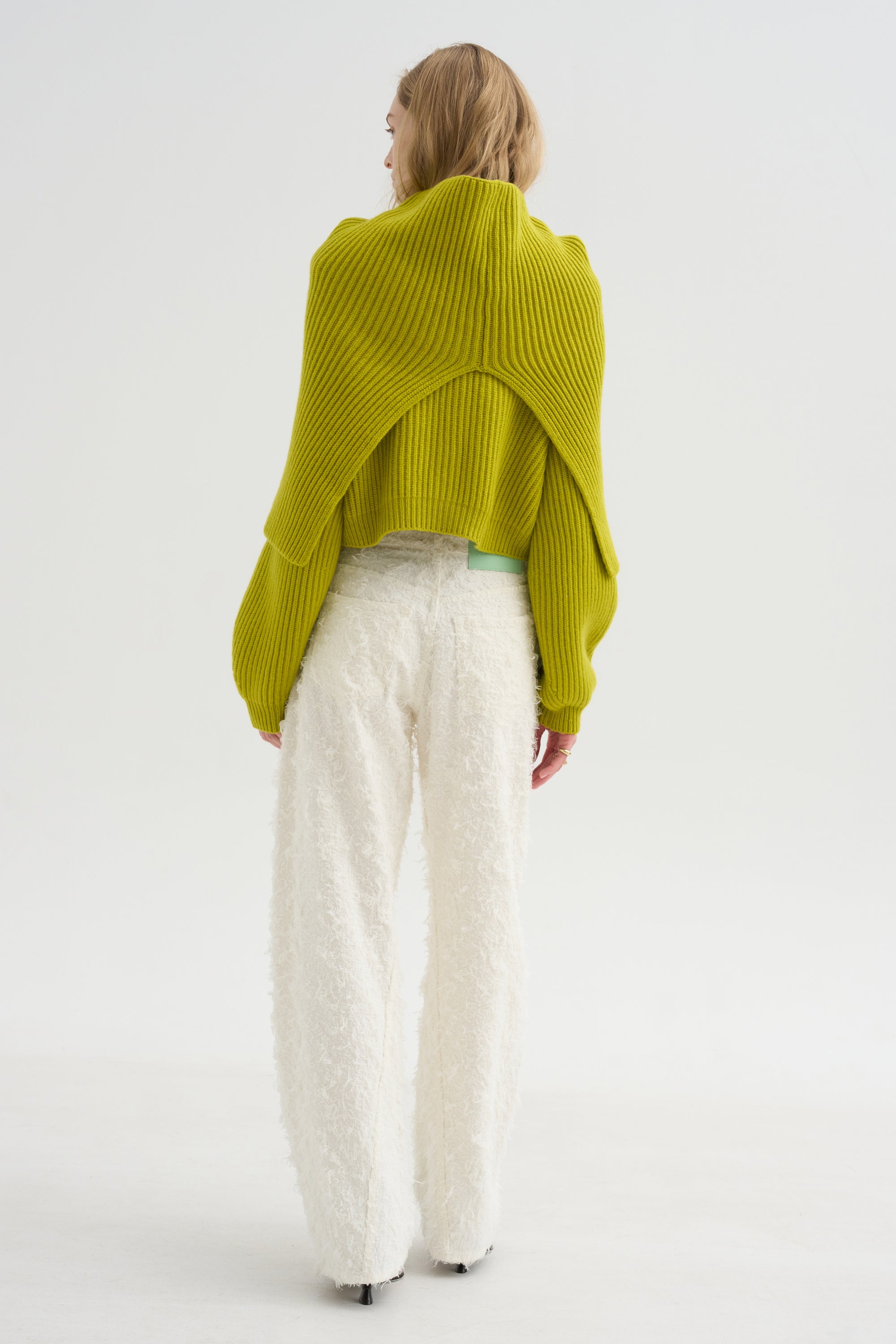 The Lossie Scarf, Chartreuse