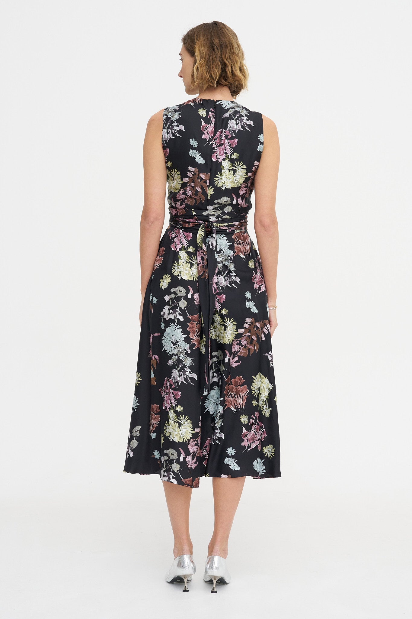 Penny Dress, Black Floral
