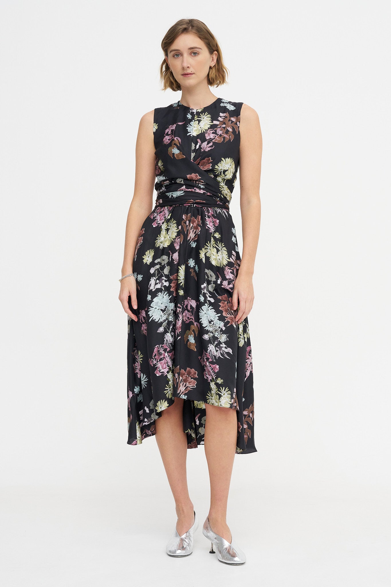 Penny Dress, Black Floral