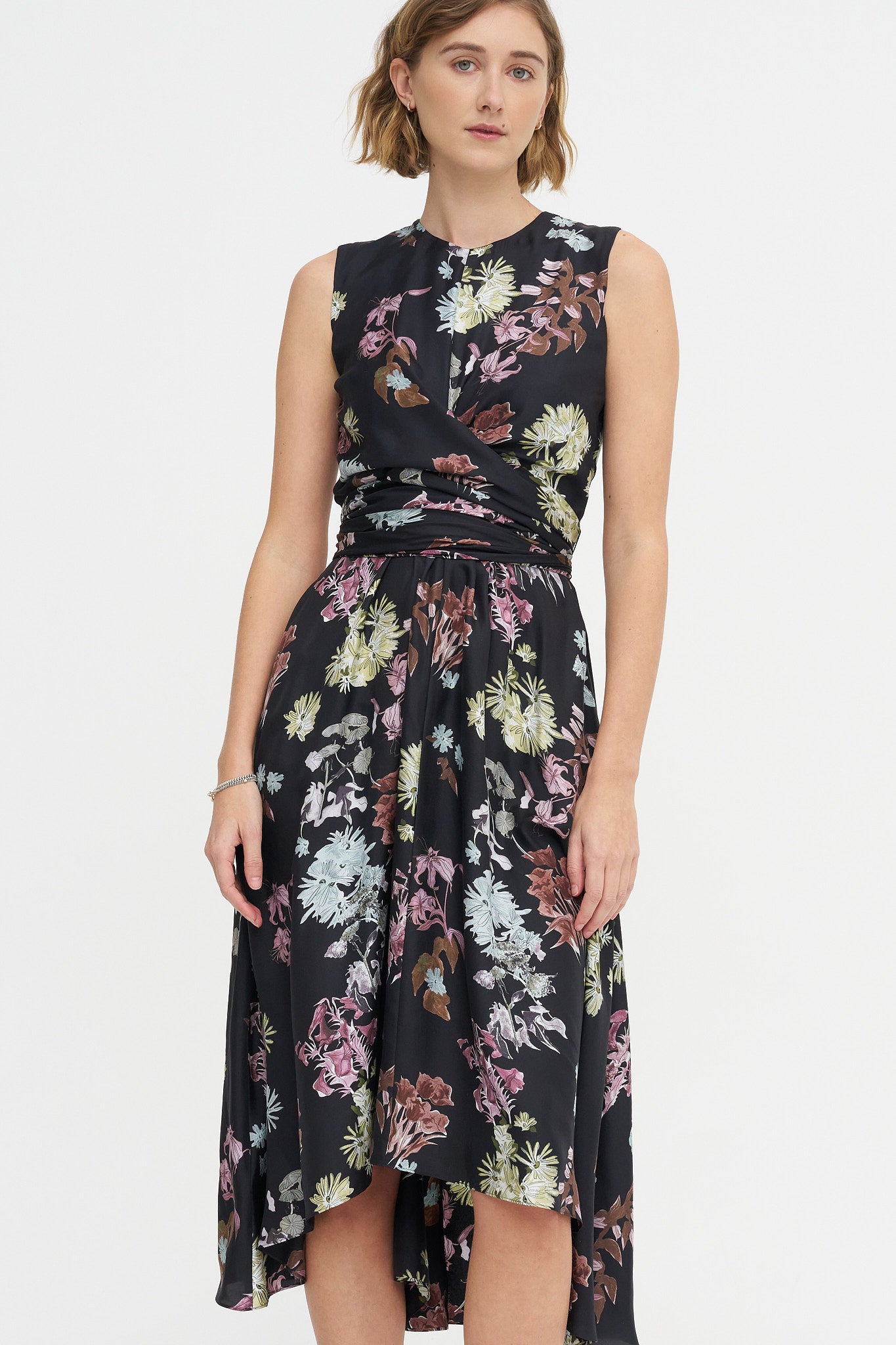 Penny Dress, Black Floral