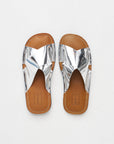 Flat Sandal, Silver