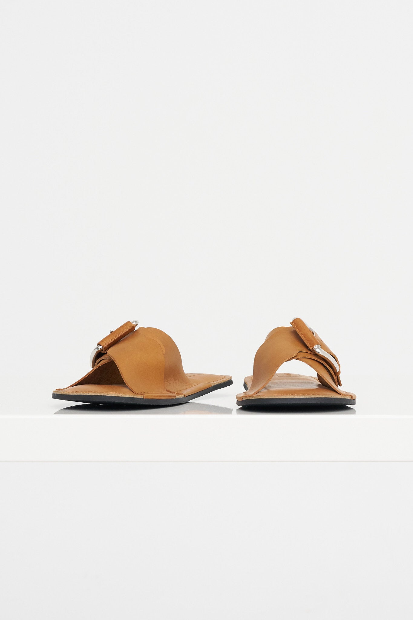 Flat Sandal, Cuoio