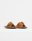 Flat Sandal, Cuoio