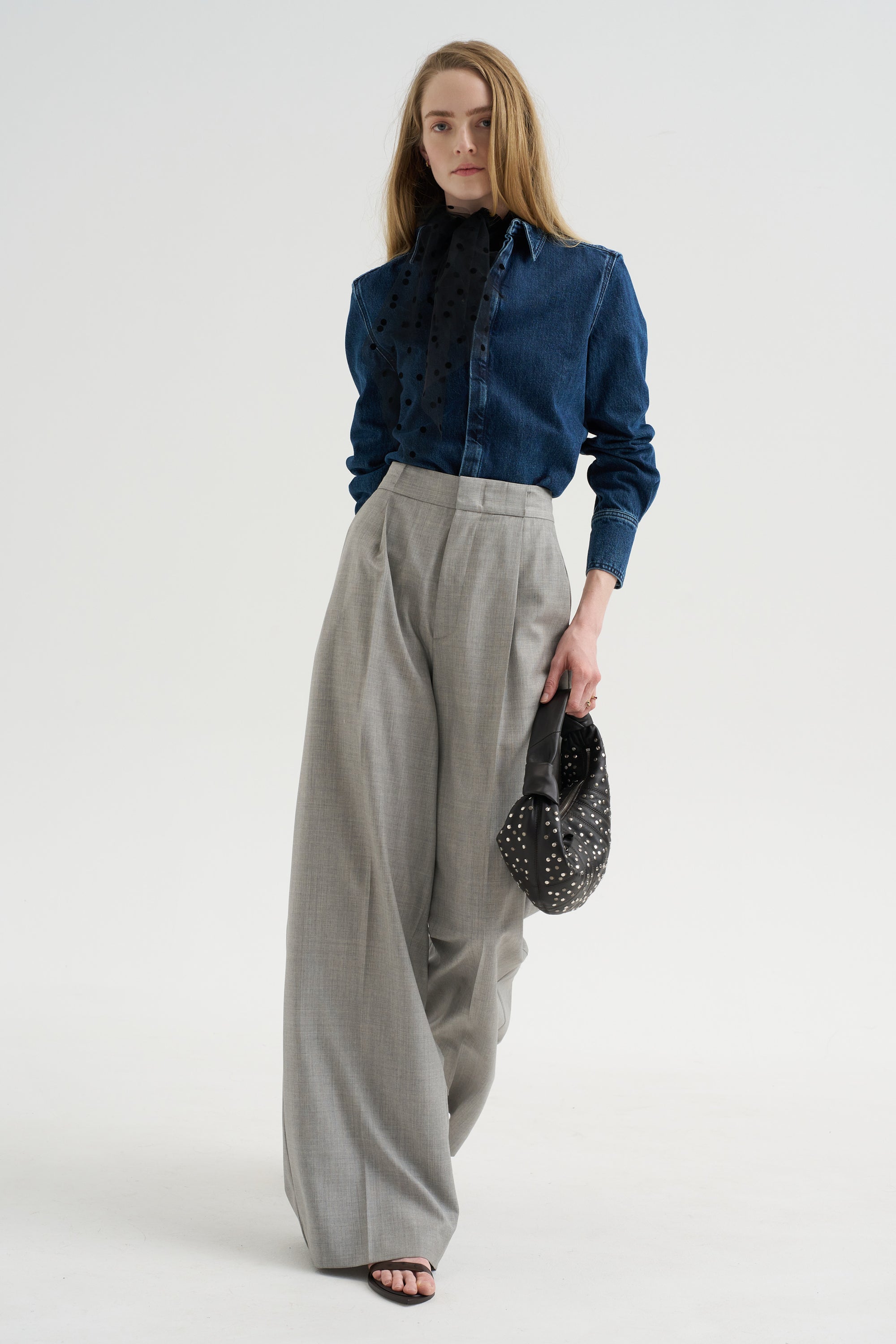 Denim Petit Shirt, Indigo