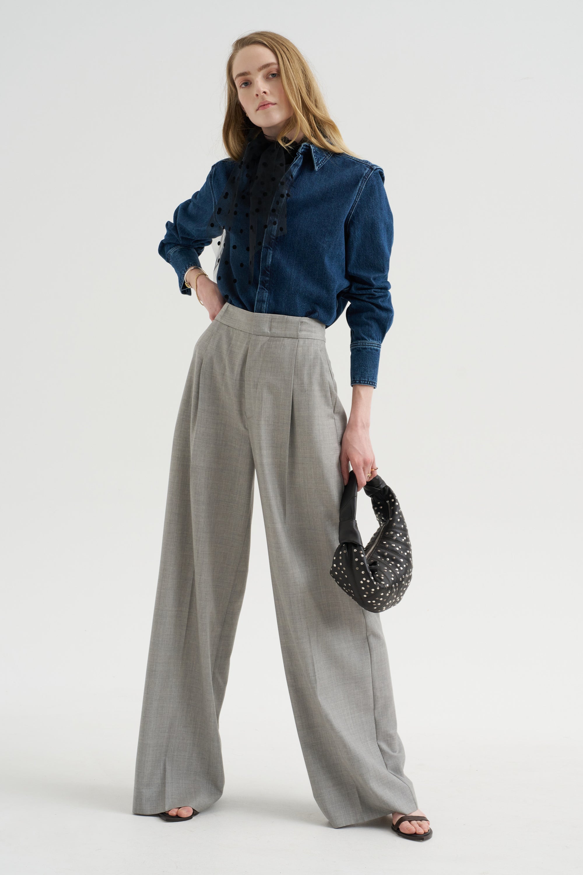 Denim Petit Shirt, Indigo