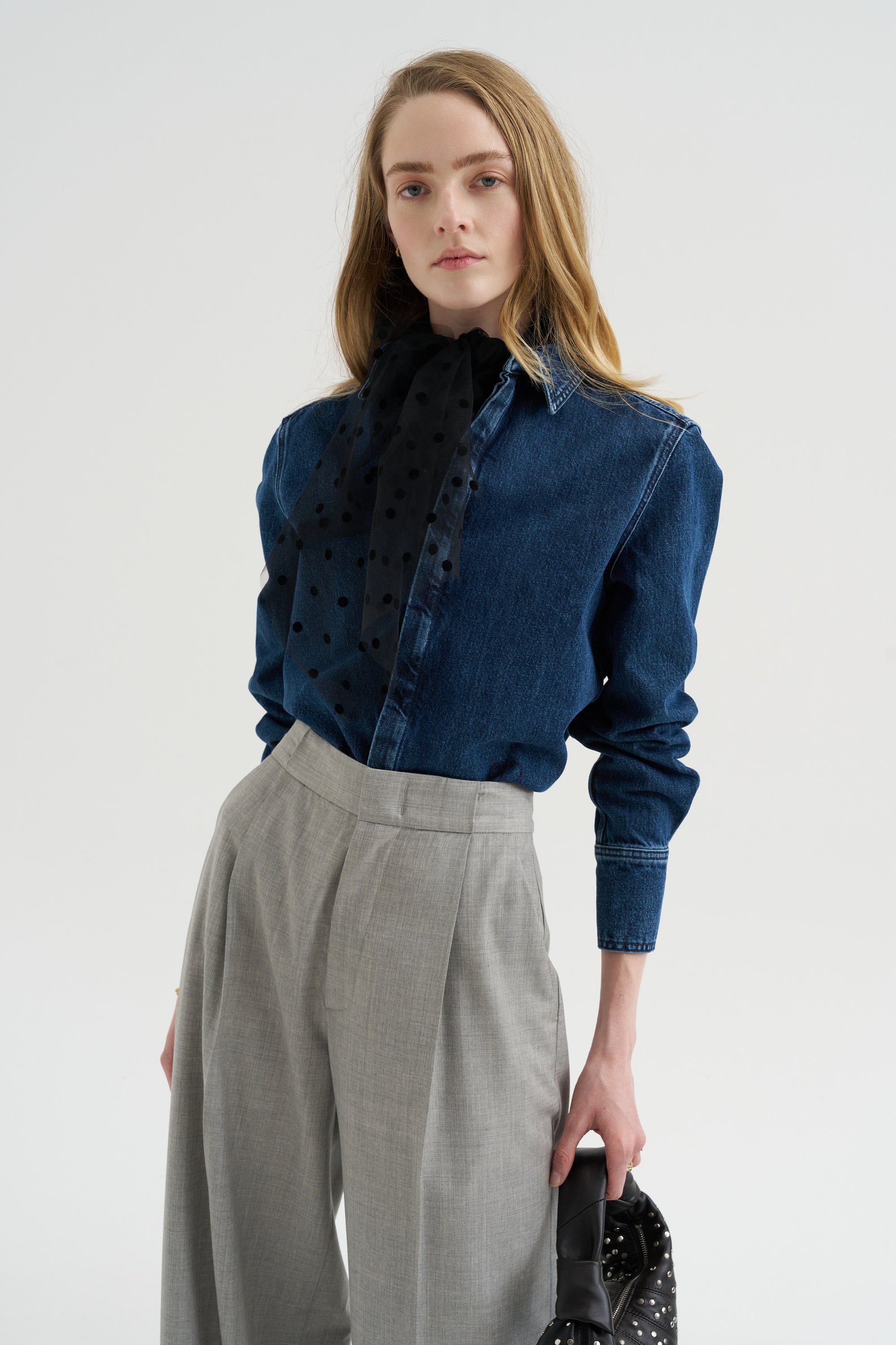 Denim Petit Shirt, Indigo