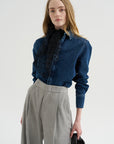 Denim Petit Shirt, Indigo