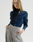 Denim Petit Shirt, Indigo