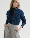 Denim Petit Shirt, Indigo