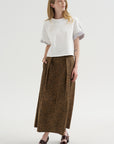 Bogart Midi Skirt, Leopard