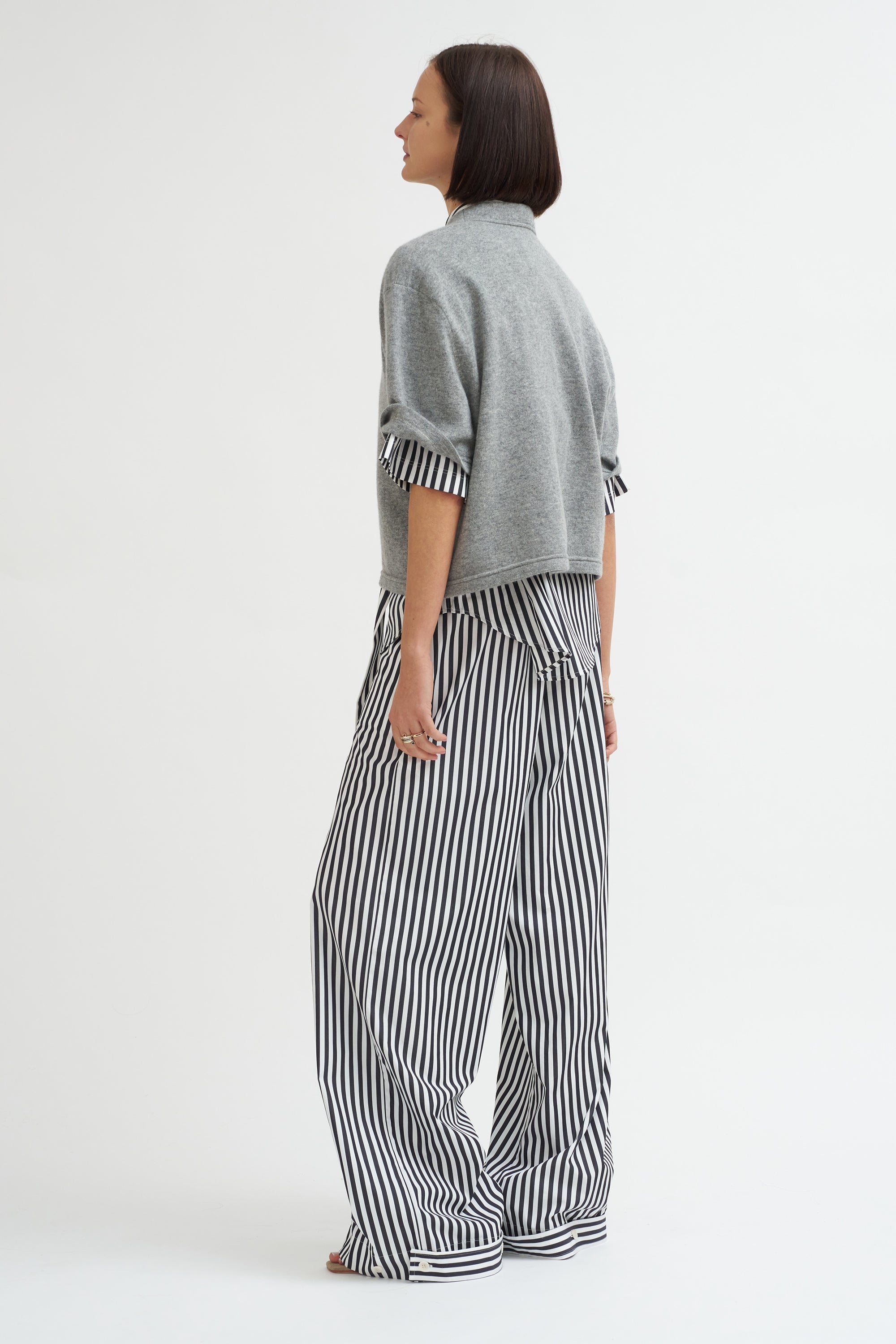 Petrus Trousers, Black &amp; White